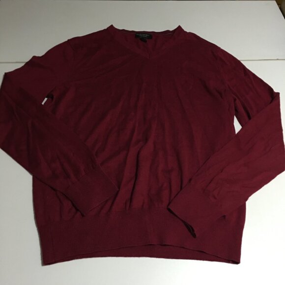Banana Republic Men’s Sweater Large V Neck Pullover Silk Cashmere Blend - Picture 1 of 6